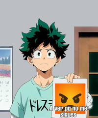 Quieres que izuko se ponga molesto